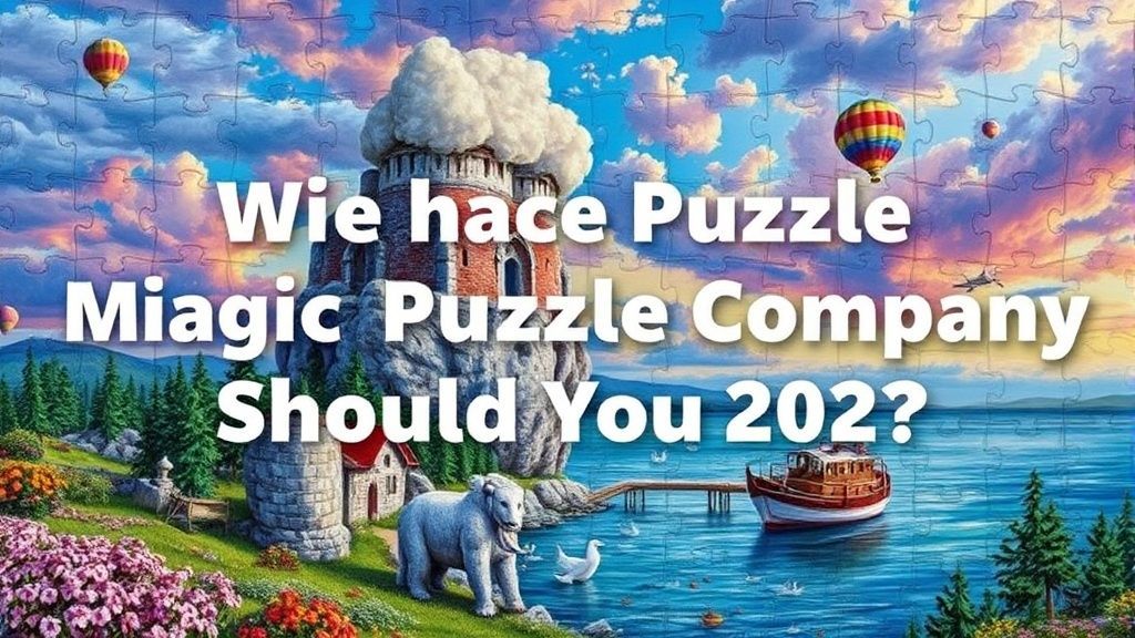 【拼图新玩法】魔法拼图公司：每款都有惊喜结局的沉浸式拼图体验