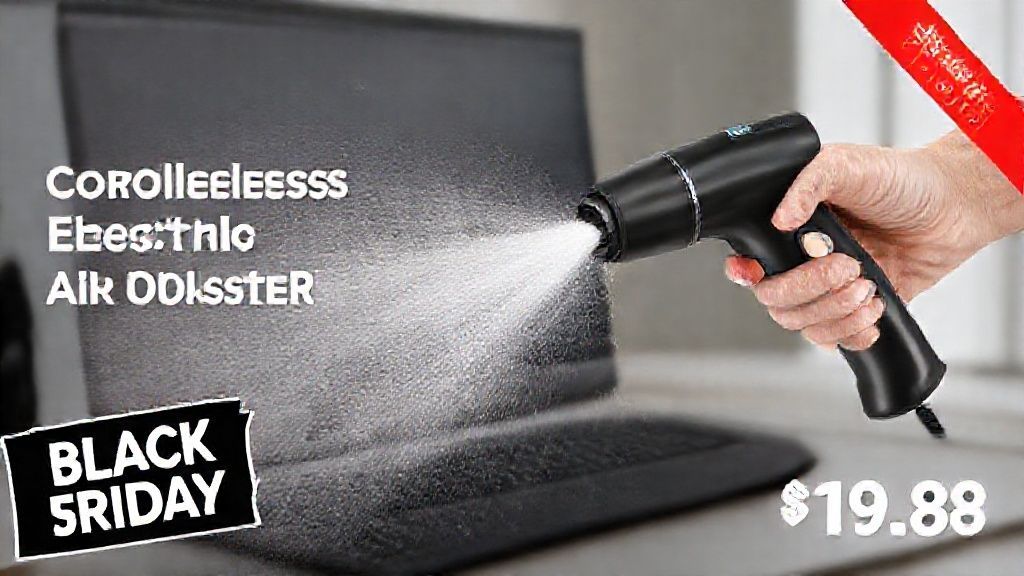 JVSCAM无线电动除尘器：电脑清洁新选择