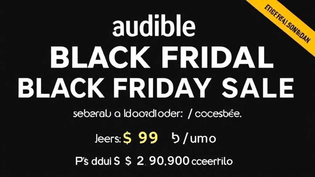 【黑五特惠】Audible会员史低0.99刀/月！附赠20美元额度+每月免费有声书